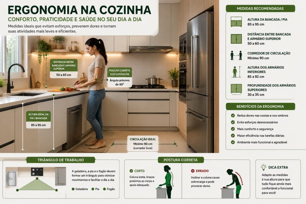 bancada de cozinha móveis gabinete ergonômico
